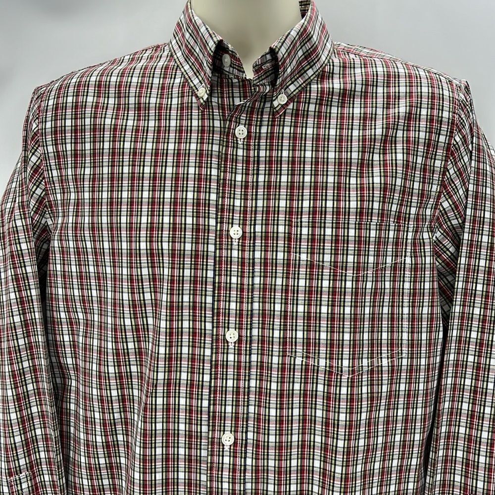 Jack Spade plaid button down shirt size medium